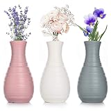 『Color puro』-Este jarrón de color puro agrega un tono suave a la decoración de su habitación. El interior hueco se puede rellenar con diversos materiales, como flores secas, flores de seda, ramas, trigo, piedras, etc.