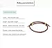 BCletty Bracelet Unisex Steel Rope Bracelet Couple Bracelet Simplicity Fashion Titanium Buckle Adjustable Wire Rope Bracelet (8-shaped buckle rope red, adjustable)