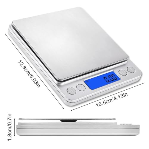 Báscula digital de cocina 3000g 0.1g USB miniatura 2