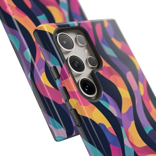 Coque résistante brillante Samsung S24 Ultra finition premium multicolore