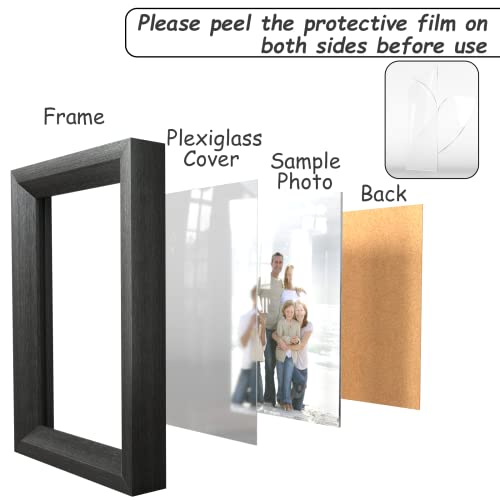 12 Pack Picture Frames Set,Multi Solid Wood Family Photo Frame,Hanging Or Tabletop Display,Photo Frames Collage For Gallery Wall Decor Include Two 8X10,Two 6X8,Four 5X7,Four 4X6(Black,12 Pack) #TOP5