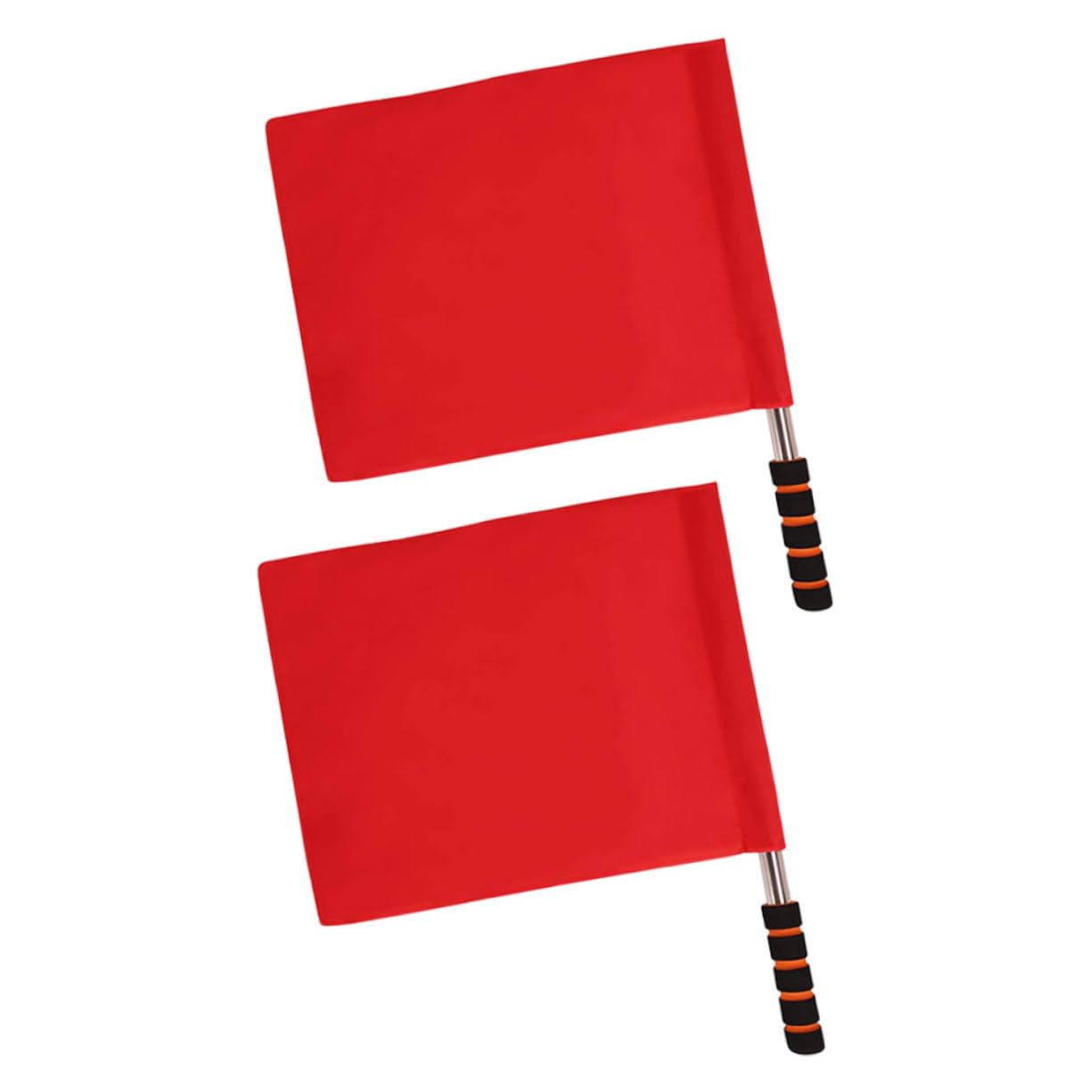INOOMP 8 Pcs Drapeau Drapeau D'Arbitre Drapeaux De Signal D'Avertissement Agitant Un Drapeau pour La Course De Football Drapeau De Course Conduisant Un Match De Drapeau Drapeau D'Arbitre