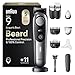 Braun Barttrimmer Series 9, Elektrischer Bartschneider Herren mit 11 Barber-Tools, Ultrascharfe ProBlade Klinge, 180 Min Akkulaufzeit, Kabelloser Bartrasierer, 40 Längen, Wasserdicht, BT9440, Chrom