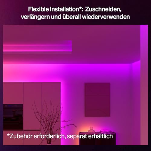 Philips Hue Flux UltraBright LED-Lightstrip, Innenbeleuchtung, 10m – Ansicht 4