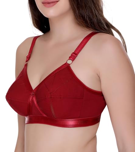 Image of SONA Perfecto Plus Size Cotton Bra for Woman Full Coverage Everyday Pack of 1