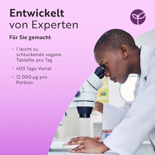 Nutravita Biotin Hochdosiert 12000mcg, Haar Vitamine - 400 Vegan Biotin Tabletten für 1+ Jahr Vorat, Vitamin B7 - Haut Haare Nägel (EFSA) - Haarvitamine für Frauen - Hair Vitamins