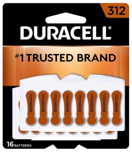 Piles auditives 312 Duracell pack de 6 pour entendre sans coupure