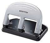Bostitch Office PaperPro inPRESS 40 Reduced Effort 3-Hole Punch, 40 Sheets, Silver (2240)