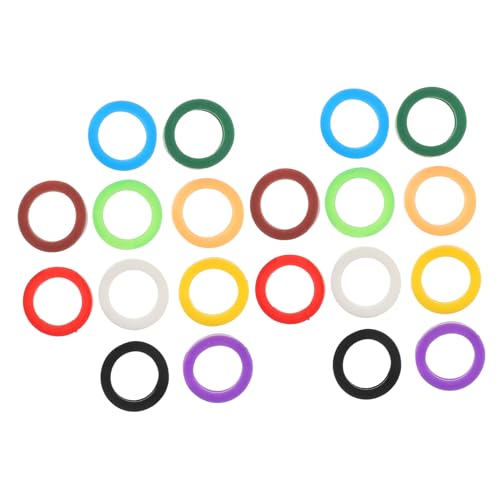 Capuchons de touches colorés pour organiser les clés de maison de toute la famille