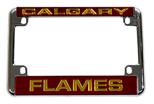 Calgary Flames NHL Chrome License Plate Frame