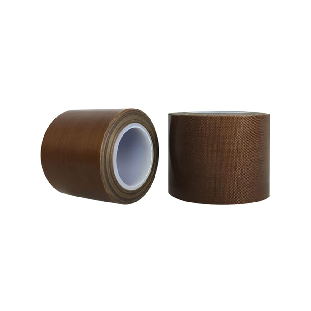 PTFE-Hochtemperatur-Isolierband – Antihaft-Klebeband for Vakuumiergeräte und Heißsiegelgeräte(0.18x1mx10m withadhesive 10pcs)