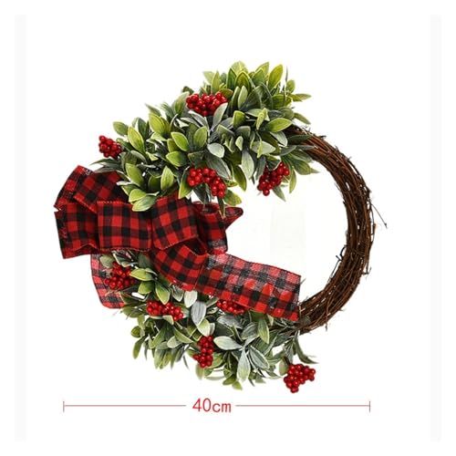Décorations extérieures de Noël pour sublimer la porte et la cour - 3