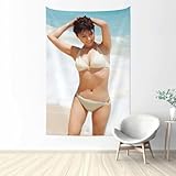 深田恭子 タペストリー 壁掛け布 アート デコレーションポスター 多機能 個性的なギフト 152x102cm