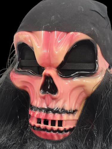 Image of BookMyCostume Scary Face Mask Collection | Horror Ghost, Skeleton, Devil & Dracula Vampire, Bearded Horror | Spooky Mask for Halloween & Theme Parties | Adults