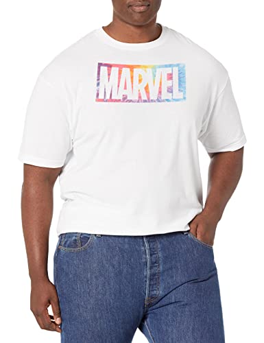 T-Shirt Homme Marvel Brique Tie-Dye vêtement geek tendance mode urbaine