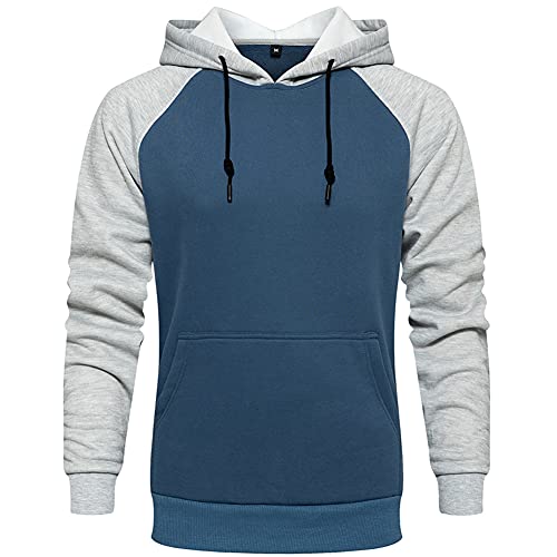 DUOFIER Hoodies for Men Pullover Hooded Sweatshirt with Kange Pocket