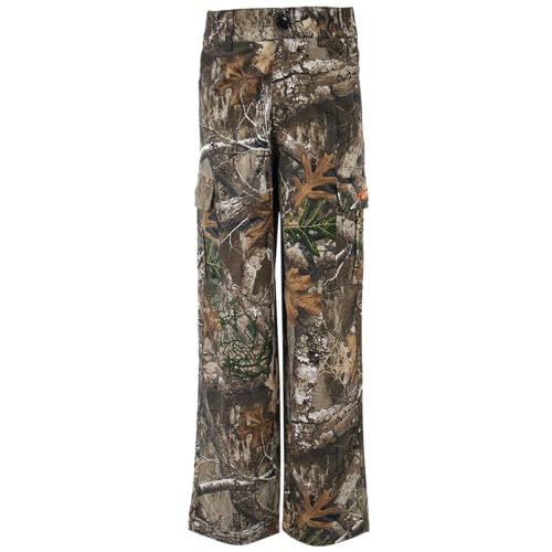 Habit Outdoors Youth Bear Cave 6 Pocket Camo Pant, X-Large, Realtree Edge