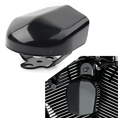 GZYF Motorcycle Metal Horn Cover Glossy Black for Harley Davidson Touring Electra Glide Road Glide Street Glide Tour Glide Classic FLTRX FLHTC I FLHTC FLTRXS