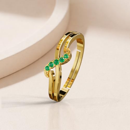 Image of Miss Highness 925 Pure Silver Ring for Women and Girls | Minimal Adjustable Design | Stylish Silver Jewellery | With Authenticity Certificate | Gift for Girlfriend Wife | Daily Wear Ring