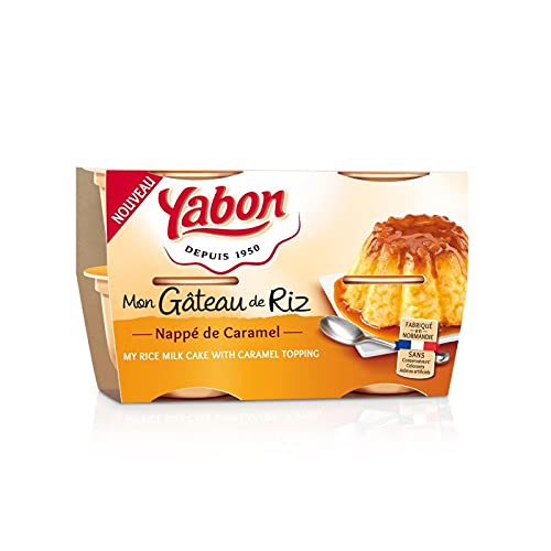 Yabon – Pastel de arroz caramelo 600 g 4 unidades