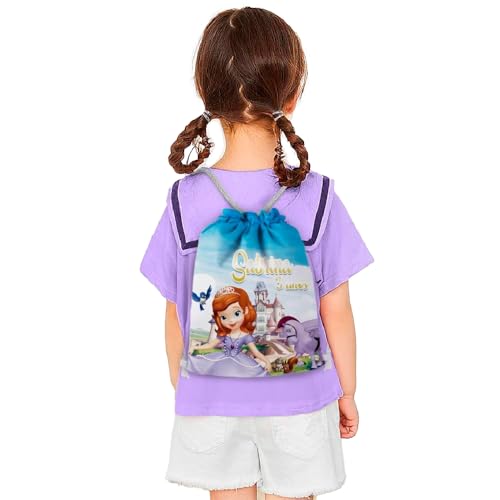 Mochilinha Bag Infantil Personalizado com Nome e Idade Princesa Sofia (Mochilinha 20x30, Unidades, 01)
