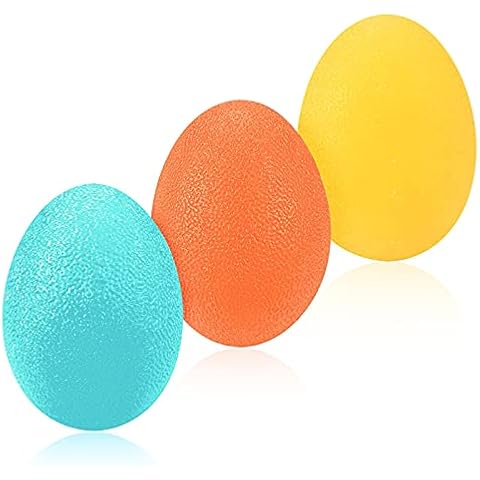 WOODFIB Stress Relief Balls for Adults and Kids, Hand Grip Strength Trainer, Gel Hand Balls for Arthritis Hand, Finger, Grip Strengthening and Stress Relief (3 Pack) Cover