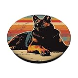 Zoom IMG-1 vintage pastore tedesco retro popsockets Zoom IMG-1 vintage pastore tedesco retro popsockets