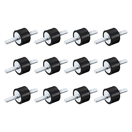 Silent bloc M5x15mm support caoutchouc anti vibration pour compresseur d'air 12pcs