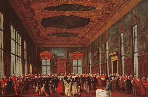 Peinture sur toile Banquet du Doge pour l'ambiance feutrée de votre chambre