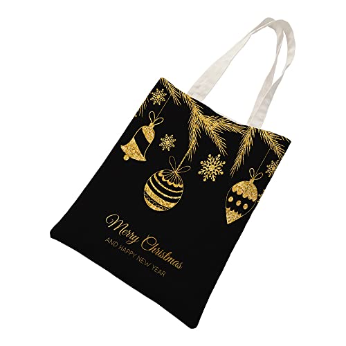 Tote Bag Hojas De Palma Doradas Bolsa de Tela Algodón y Cáñamo Bolsas de Tela para Pintar Gran Capacidad Bolsa Tela Plegable Bolso Tela Duradero Totebag Reutilizable Bolsos de Tela 30x40cm/2 Pcs