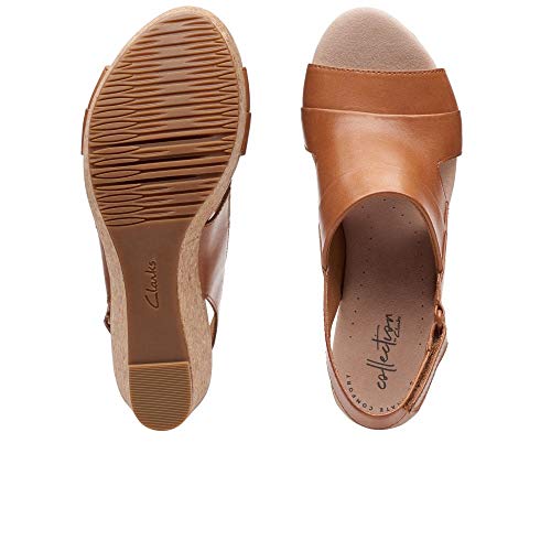 Image of Clarks womens Annadel IvoryWedge Sandal