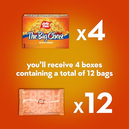 Jolly Time The Big Cheez, Cheddar Cheese Microwave Popcorn thumb #3