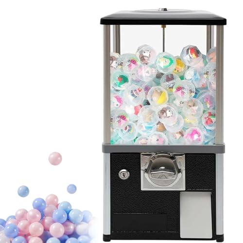 CUTANGELAR Industrial Candy Dispenser, Load Capacity 7kg, Toy Vending Machine - Game Store Coin Operated, Retail Store Free Electricity Candy Machine(Black)
