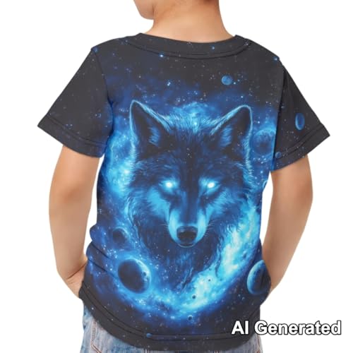 Image of Xhuibop Kids T Shirts for Boys Size 3-16 Girls Short Sleeve Sportswear Active Tops