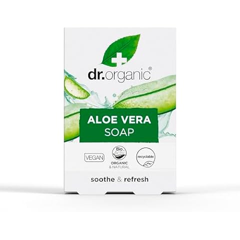 Dr Organic Aloe Vera Soap Bar for All Skin Types Cover