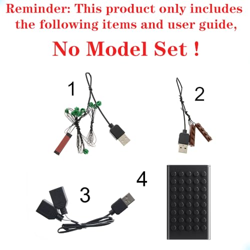 MENZAVA LED Light Set Compatible with LEGO (Green) 10281 Bonsai Tree CreatorExpert Building Blocks Model - Model Set NOT Included - Image 3