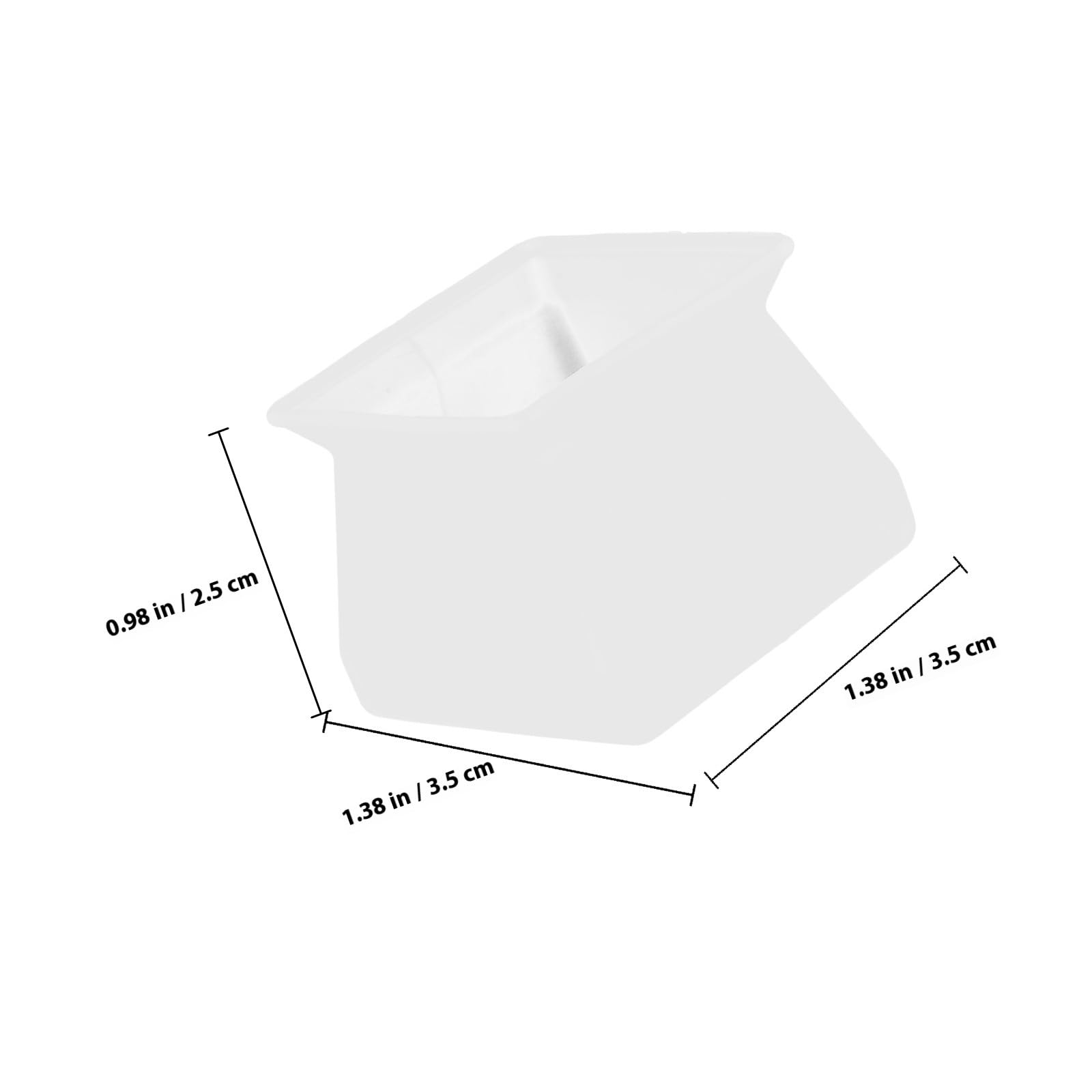 10 tapas cuadradas de silicona para patas de silla, antideslizantes, protectores de patas de muebles, almohadillas para proteger el suelo de sillas de madera dura