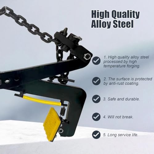 Pinzas para Levantar losas de Granito, Herramientas Resistentes para Transportar Piedras con Seguridad, Ideales para Trabajos de construcción y albañilería.