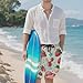 Deovige Swim Trunks with Pockets Tropical Fruits No Mesh Liner Goth Mexico Board Shorts Summer Fishing Bathing Suit Plus Size Baggy Swimming Suit Fashion Clothing for Men