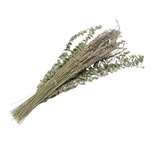 Ramo de flores secas de eucalipto y lavanda para decoración miniatura 1