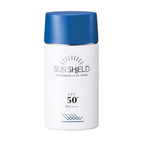 ラシンシア サンシールドゲル SPF50 55ml |ノンケミカル UVジェル 敏感肌対応 日焼け止め 美容液ゲル 無添加 日本製 化粧品 メイク