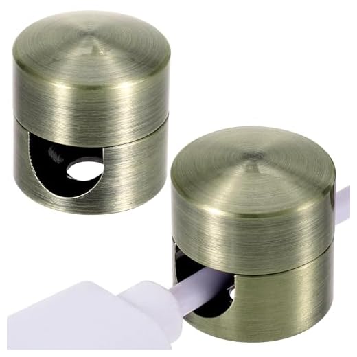 SmallCat 2 Sets Charger Holders for Cords, Antique Copper Color Adjustable Cable Anchor Holders, Adhesive Metal Cord Clips, Cable Management Wire Organizers for Desk, Office, Nightstand