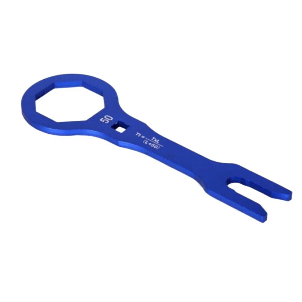 Eragtavgs Blue Bike Fork Cap Wrench 50Mm Dual Removal Chamber Tool Compatible With Crf 250R 450R 250Rx 450Rx 250X 450X 450L 450Rl(Blue)
