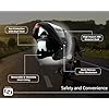 Vega Crux Dual Visor Flip Up Motorcycle Helmet with Lightweight Shell, Flip-Up Chin Guard, Dual Visor System, Shock Absorbing Interior, Ventilated Fit, and Trendy Black Finish Black -L