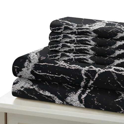 Housse de couette Épagneul Noir imprimé 3D parure lit hypoallergique