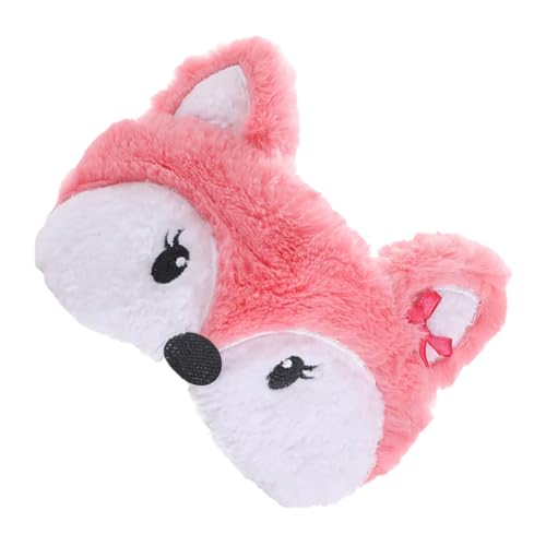 WRITWAA 1Pieza Máscara de Ojos de Peluche Adorable Descanso Suave y Lavable Aliviar Visual