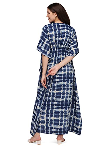 Image of SEREIN Women's Crepe Kaftan Maxi Casual Dress