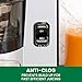 Omega Juicer Cold Press Vertical 43 RPM Slow Masticating Compact Juice Extractor for Fruits and Vegetables Quiet Operation with 3 Stage Auger Automatic Pulp Ejection and No-Drip Tap, 150-Watts, Silver