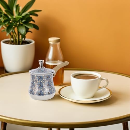 Cafetera Turca con Mango de Madera de 720ml en Acero de Alta Resistencia 6