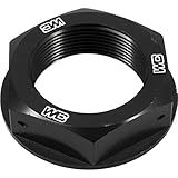 Works Connection Steering Stem Nut (BLACK) For 02-23 HONDA CRF450R